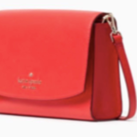 Purse: NEW Kate Spade Carson Convertible Crossbody, Red ๐ Bundle Me! - Picture 2 of 9